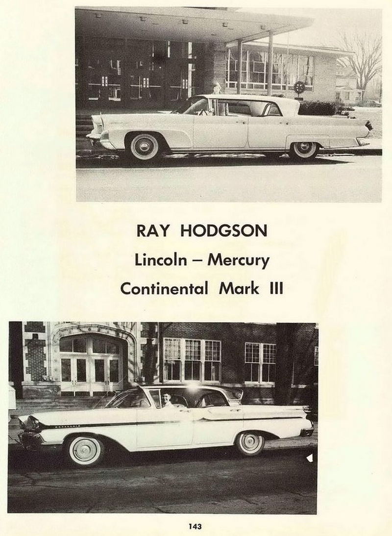 Sturgis Auto Dealers - Sturgis High School - Sturgensian Yearbook Class Of 1958 (newer photo)